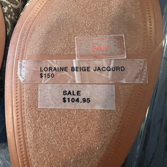 S57. NEW SAM EDELMAN LORAINE BIT LOAFER BEIGE JACQUARD 5M/EU35 - Picture 11 of 11